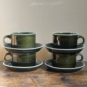 Gustavsberg Vardag Teacups & Saucers